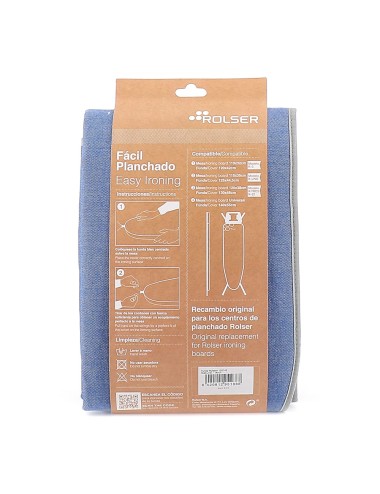 Funda color azul para tablas de planchar 120 x 42 cm