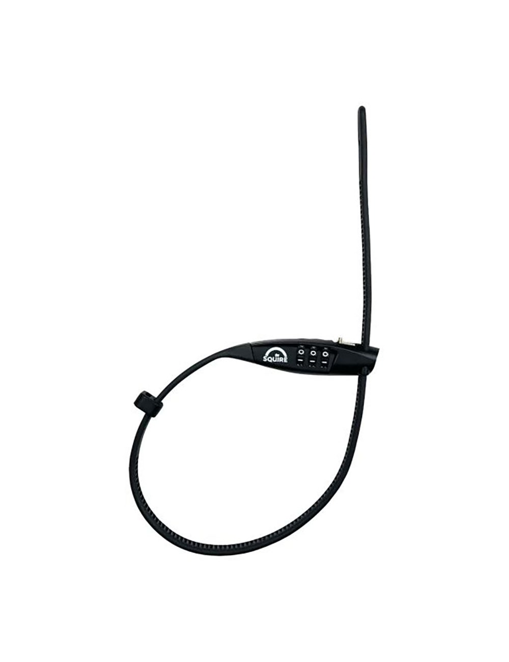 Brida de acero con combinacion, negra, 450 mm