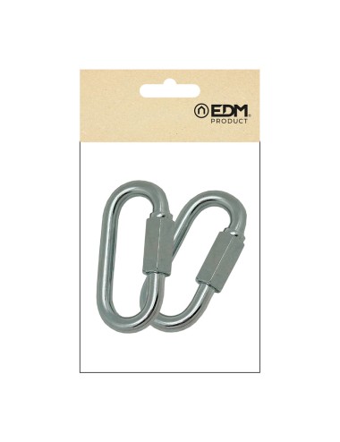 Eslabón rápido esl01, acero galvanizado, 4 mm. 2 unidades