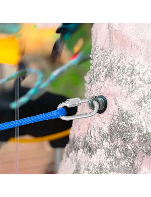 Eslabón rápido esl01, acero galvanizado, 4 mm. 2 unidades