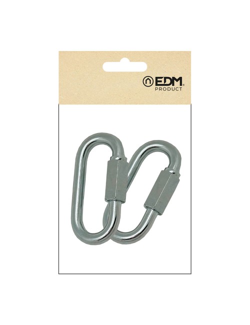 Eslabón rápido esl01, acero galvanizado, 6 mm. 2 unidades