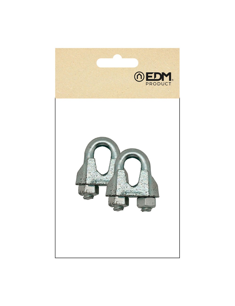 Sujetacable din-741 sjt01, acero galvanizado, m5 3/16". 2 unidades