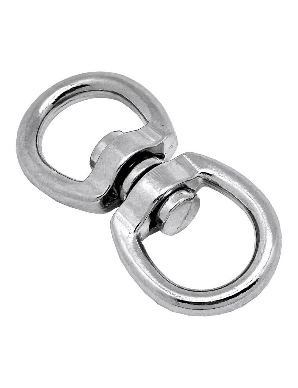 Anilla giratoria ap12, acero níquelado, 16 mm, 5/8". 2 unidades