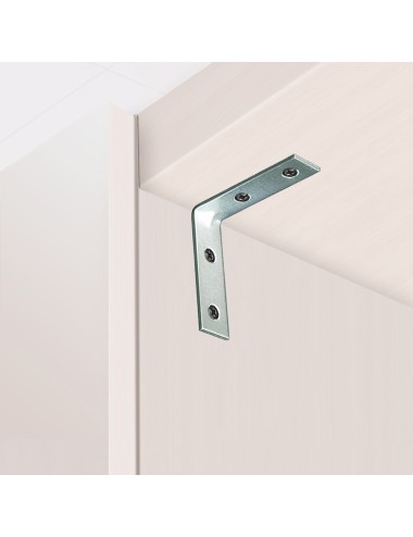 Ángulo refuerzo an02, acero zincado, 100 x 100 x 15 mm. 4 unidades