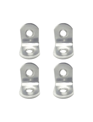 Ángulo refuerzo an24, acero inoxidable, 20 x 20 x 16 mm. 4 unidades