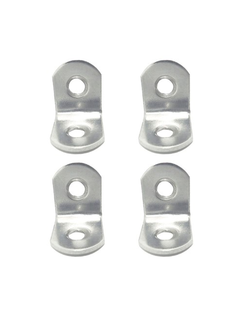 Ángulo refuerzo an24, acero inoxidable, 20 x 20 x 16 mm. 4 unidades