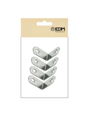 Ángulo refuerzo an24, acero inoxidable, 30 x 30 x 16 mm. 4 unidades