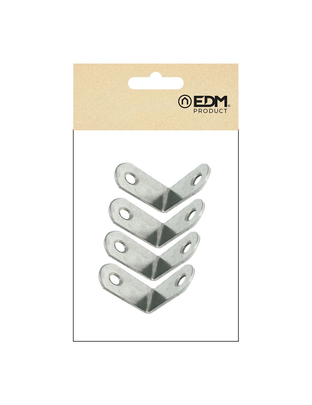 Ángulo refuerzo an24, acero inoxidable, 30 x 30 x 16 mm. 4 unidades