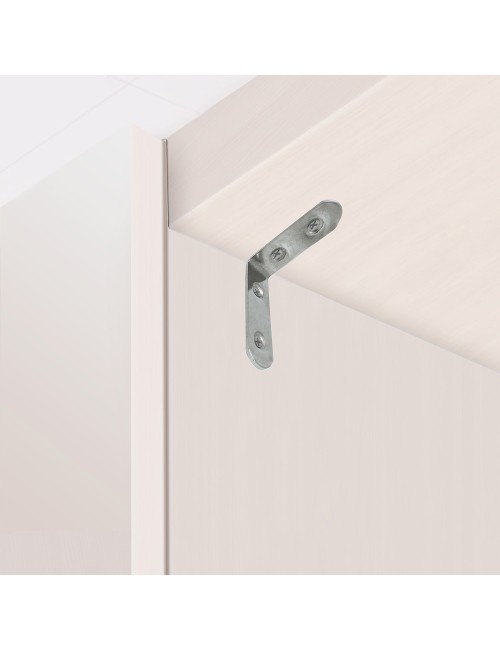 Ángulo refuerzo an24, acero inoxidable, 50 x 50 x 16 mm. 4 unidades