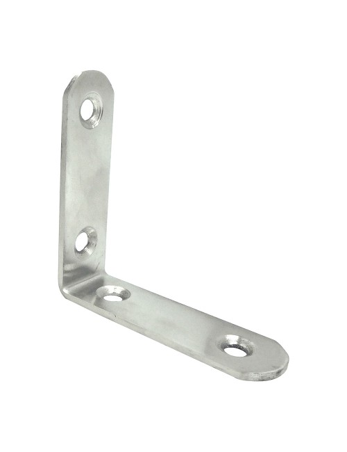 Ángulo refuerzo an24, acero inoxidable, 60 x 60 x 19 mm. 4 unidades