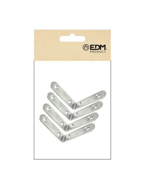 Ángulo refuerzo an24, acero inoxidable, 60 x 60 x 19 mm. 4 unidades