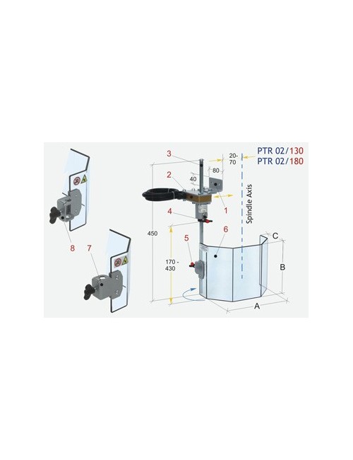 Protector de Seguridad Universal para Taladro PTR 02/180