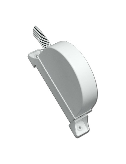 Recogedor exterior abatible pr02 14 mm blanco, 175 x 32 x 120 mm