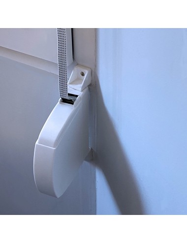 Recogedor exterior abatible pr02 14 mm blanco, 175 x 32 x 120 mm