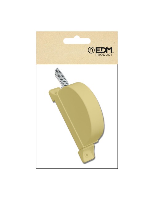 Recogedor exterior abatible pr02 14 mm marfil, 175 x 32 x 120 mm