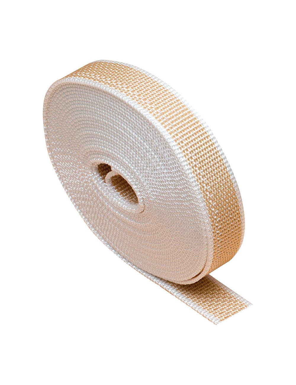 Cinta persiana pr26, beige / blanco, 22 mm x 6 m