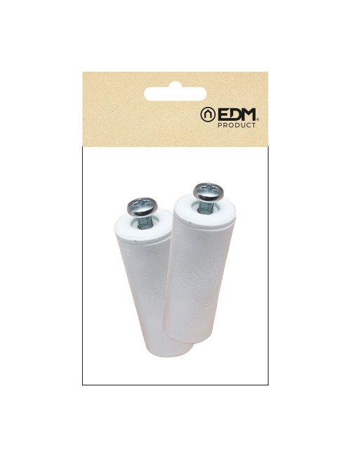 Tope persiana pr08, blanco 40 mm 2 unidades