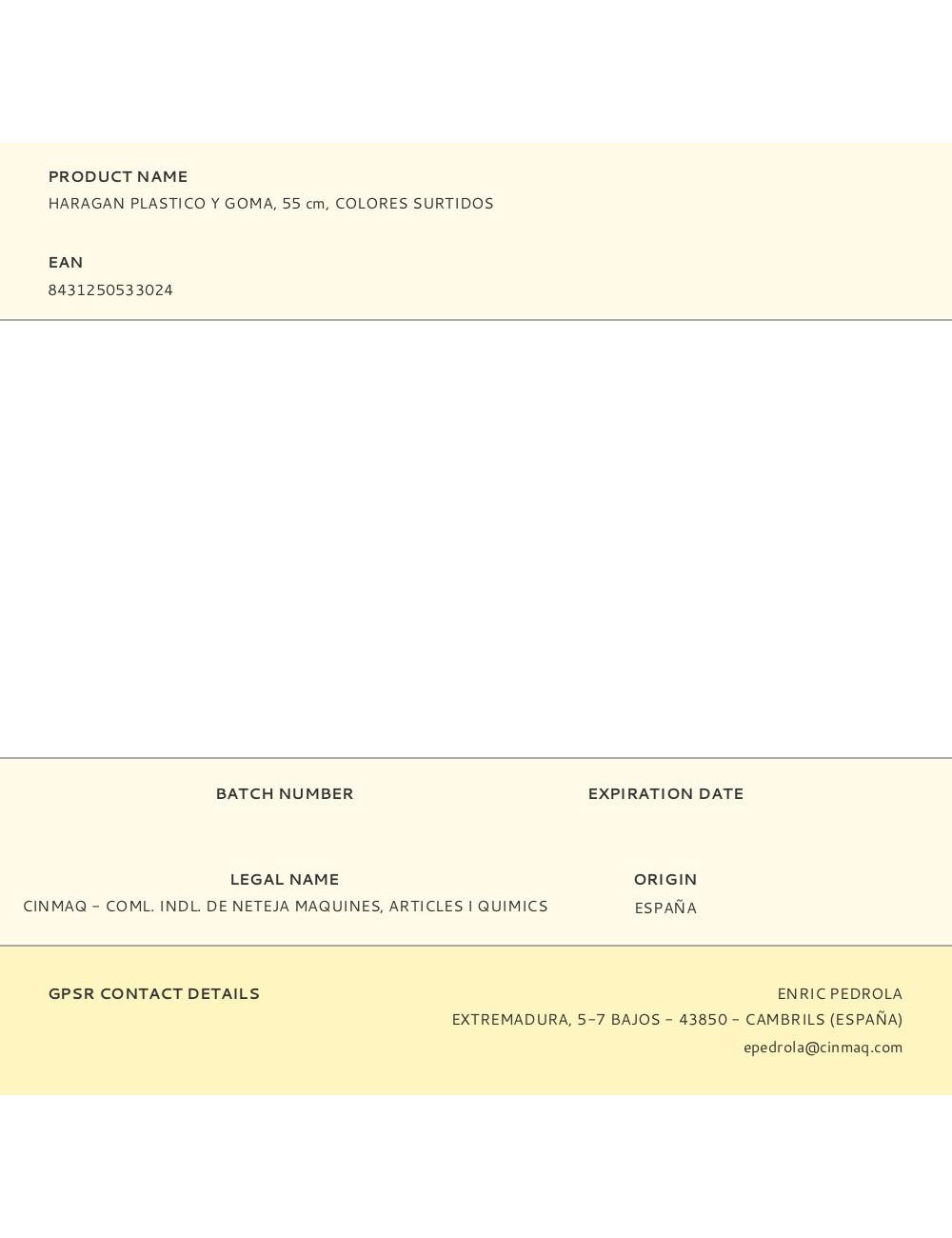 Haragan plastico y espuma, 55 cm, colores surtidos