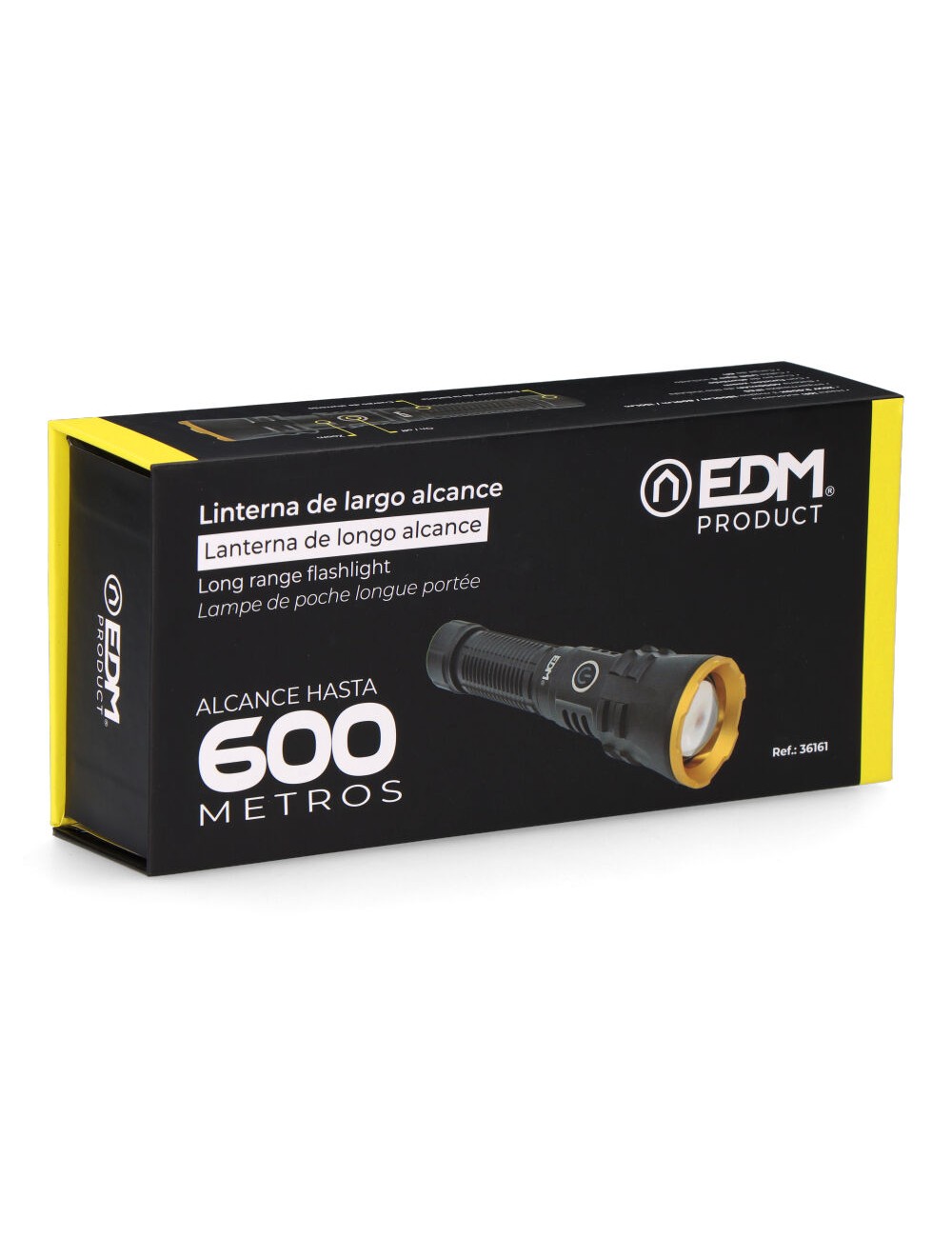Linterna led de largo alcance 1800 lm