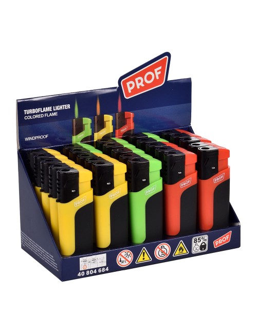 Encendedor electrónico turboflame, colores surtidos