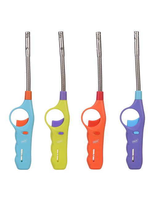 Encendedor electrónico recargable, flexible, colores surtidos