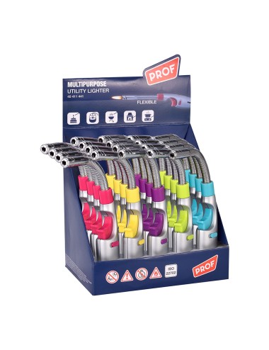 Encendedor electrónico recargable, flexible, colores surtidos