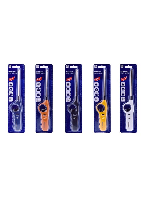 Encendedor electrónico recargable de cocina, colores surtidos, blister