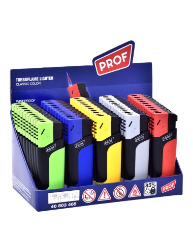 Encendedor electrónico clásico, colores surtidos