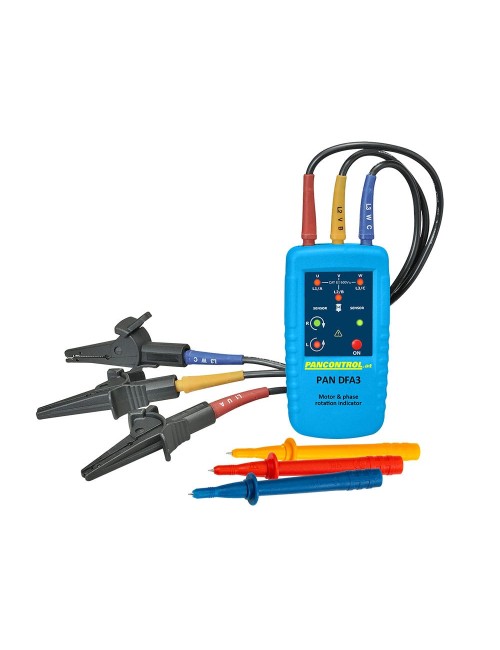 Indicador de dirección de motor y campo rotativo