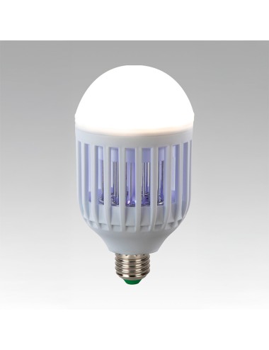 Bombilla elimina instectos 2 en 1, 30 m, para exterior / interior