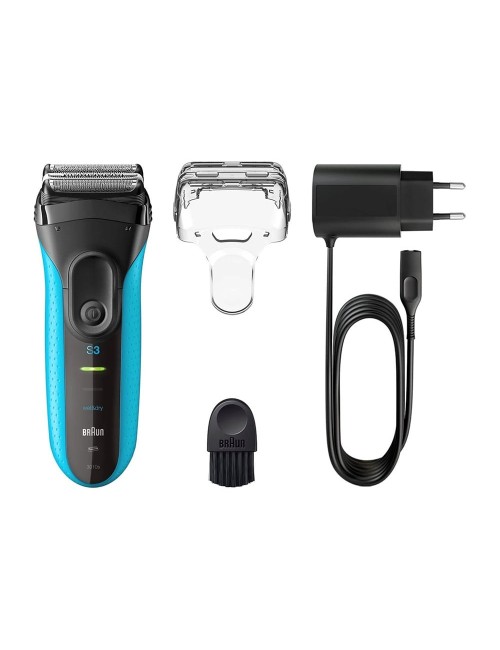 Afeitadora electrica recargable serie 3 proskin azul 600 w