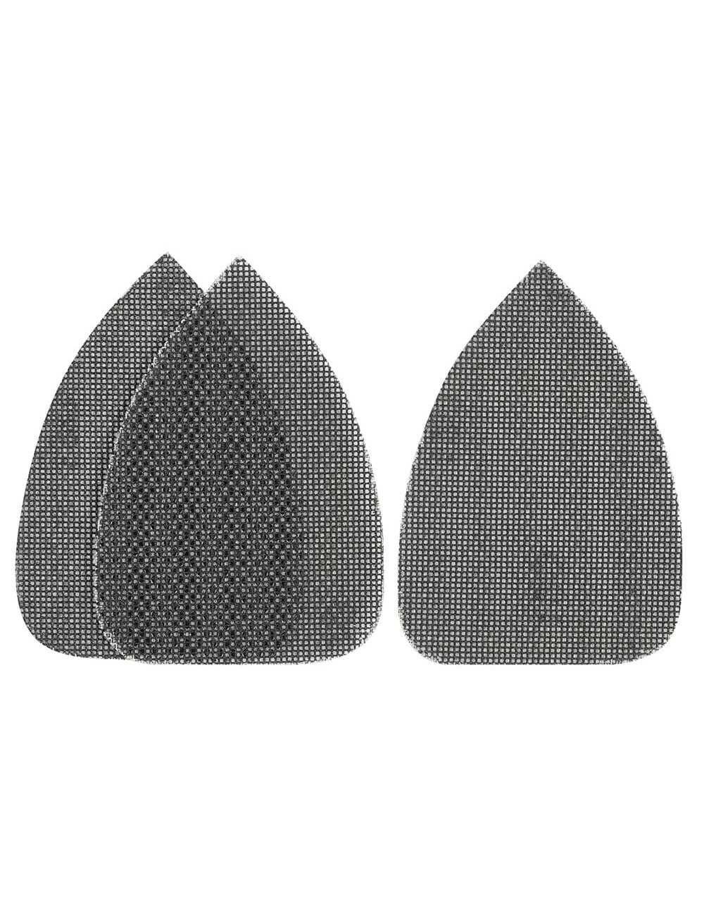 Hoja de lija de malla autoadherente para mouse, grano 120, 3 uds