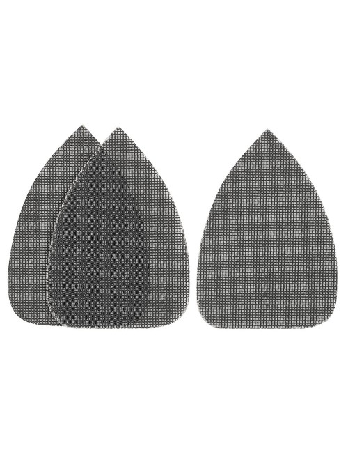 Hoja de lija de malla autoadherente para mouse, grano 120, 3 uds