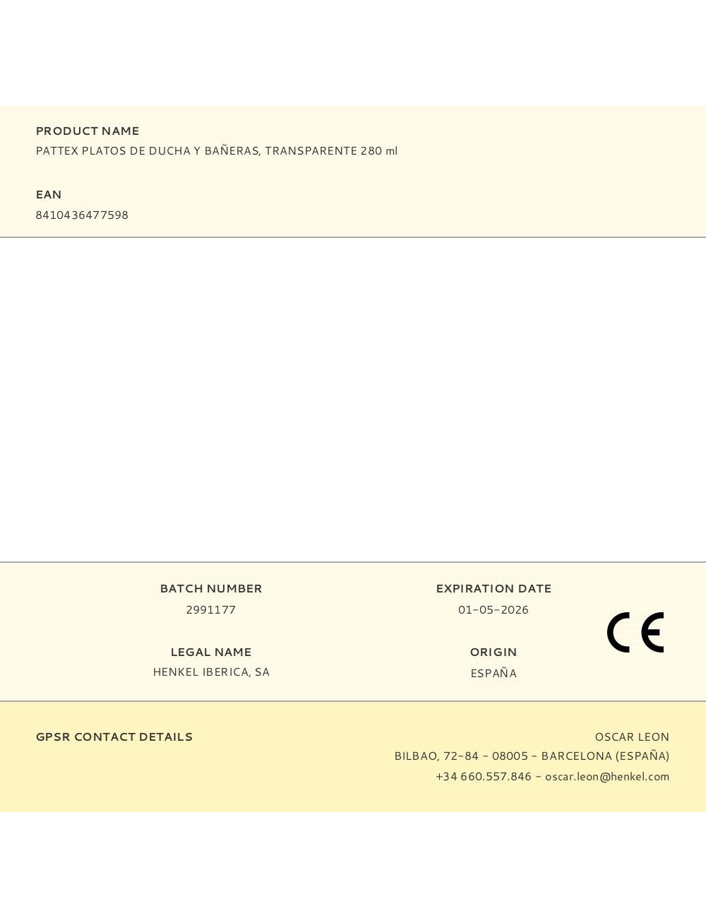 Silicona neutra antimoho baños transparente 280 ml