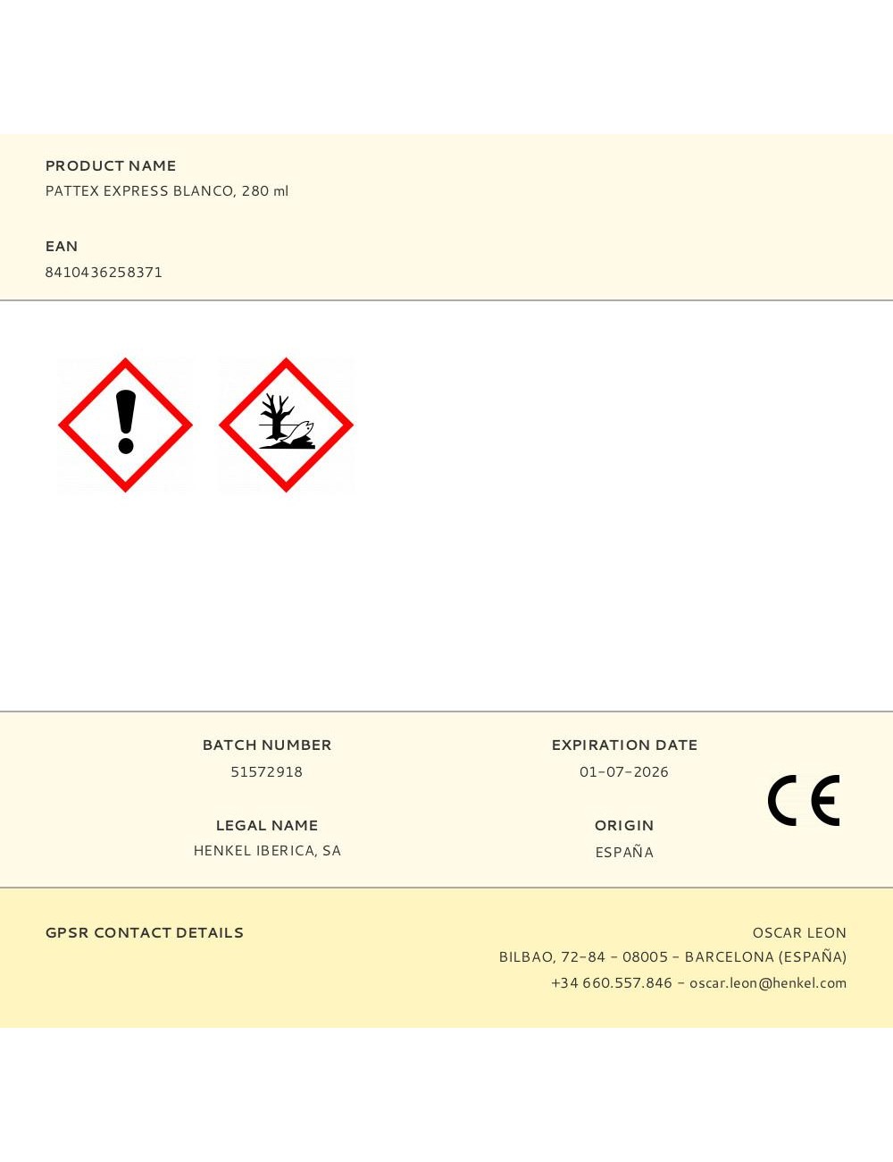 Silicona express baños y cocinas blanco 280 ml