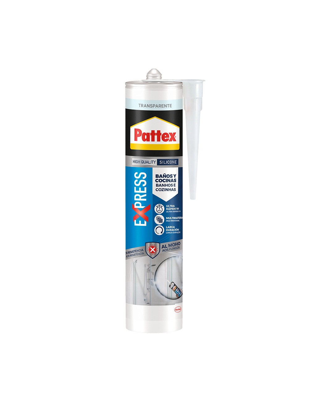 Silicona express baños y cocinas transparente 280 ml