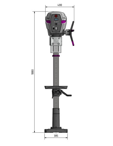 Taladro de Columna y Sobremesa    DP 33 - 400V