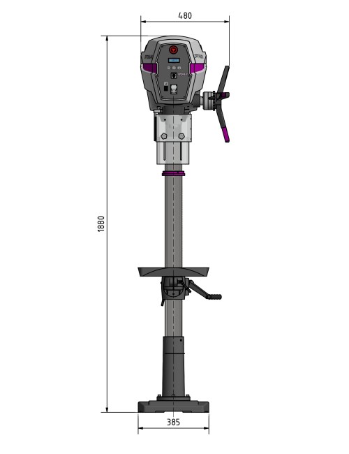 Taladro de Columna y Sobremesa    DP 33 - 400V
