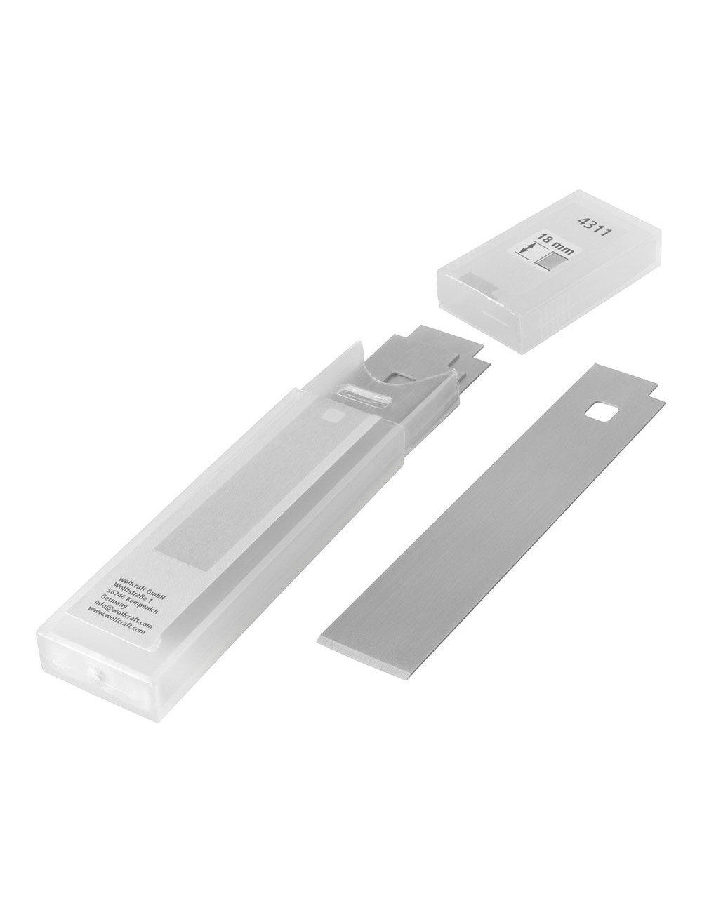 Cuchillas rascadoras 18 mm, 3 uds