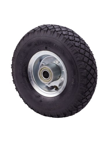 Rueda neumática con nucleo metálico y rodamiento de bolas, carga máx. 175 kg, ø 26 cm
