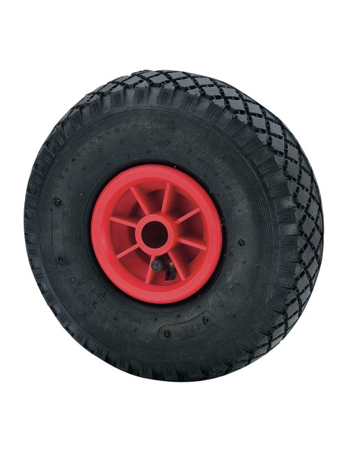 Rueda neumática con nucleo poliamix y eje liso, carga máx. 175 kg, ø 26 cm