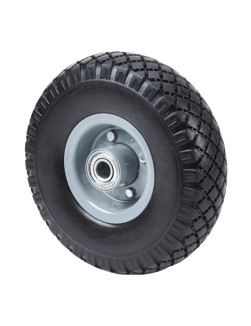 Rueda impinchable con nucleo metálico y rodamiento de bolas, carga máx. 100 kg, ø 26 cm