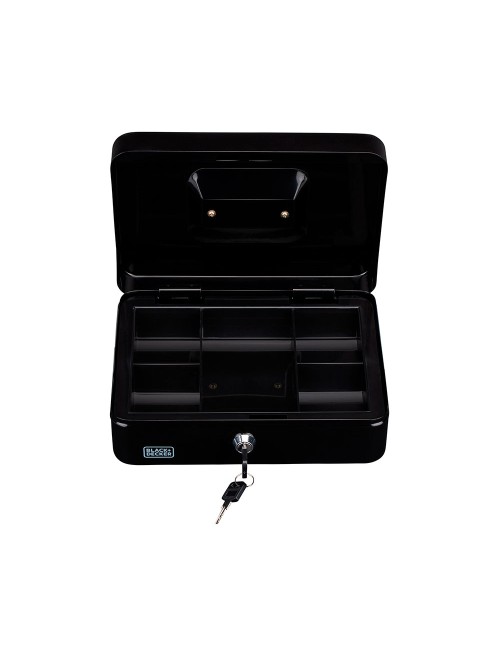 Caja de caudales 5 divisiones con 2 llaves 25 x 8,5 x 18 cm