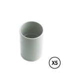 Manguito gris ø 20 mm, 5 unidades