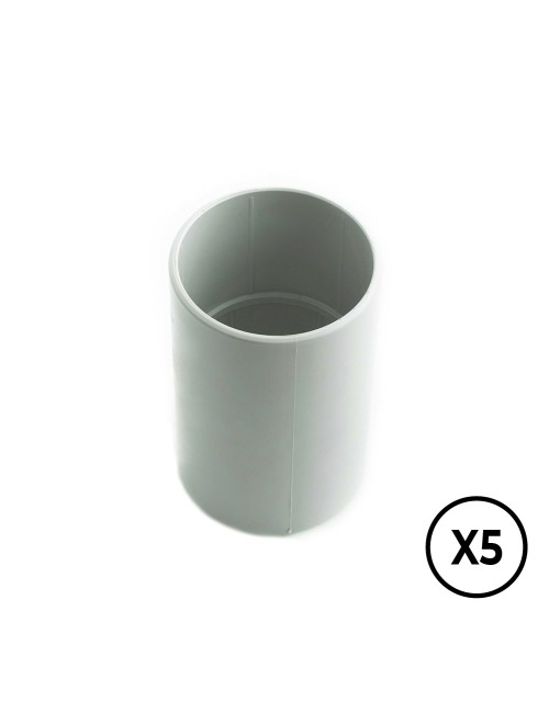 Manguito gris ø 20 mm, 5 unidades
