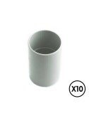 Manguito gris ø 25 mm, 10 unidades