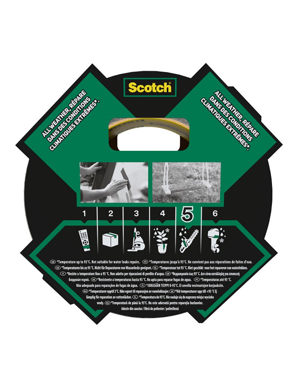 Cinta americana extremium 5, para todas las condiciones climáticas 48 mm x 27 m