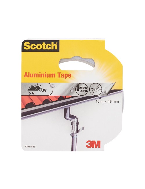 Cinta de aluminio resistente a altas temperaturas 48 mm x 15 m