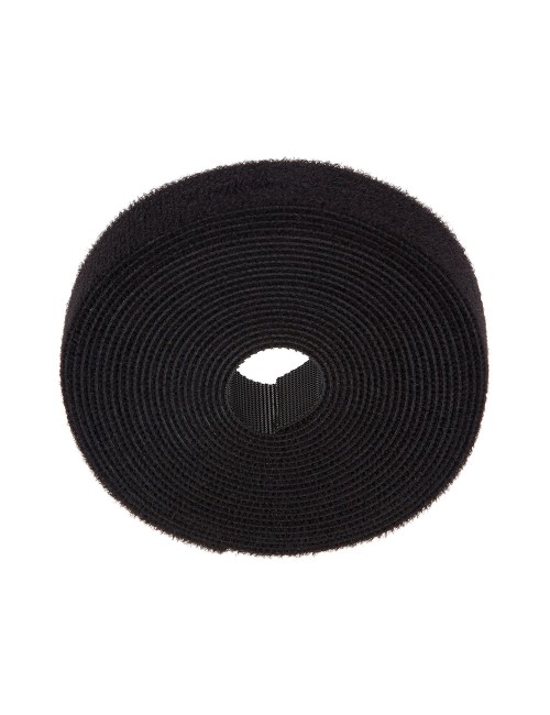Tira para agrupar a medida negro 19 mm x 3,65 m