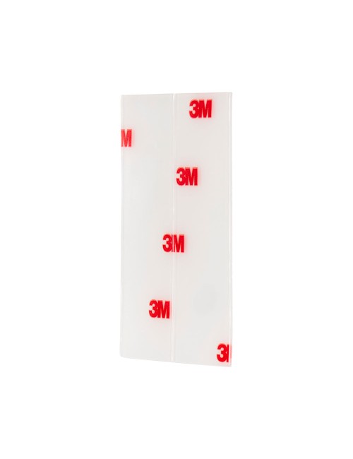 Tira adhesiva doble cara transparente, máx 4 kg, 25mmx76mm, 8 uds